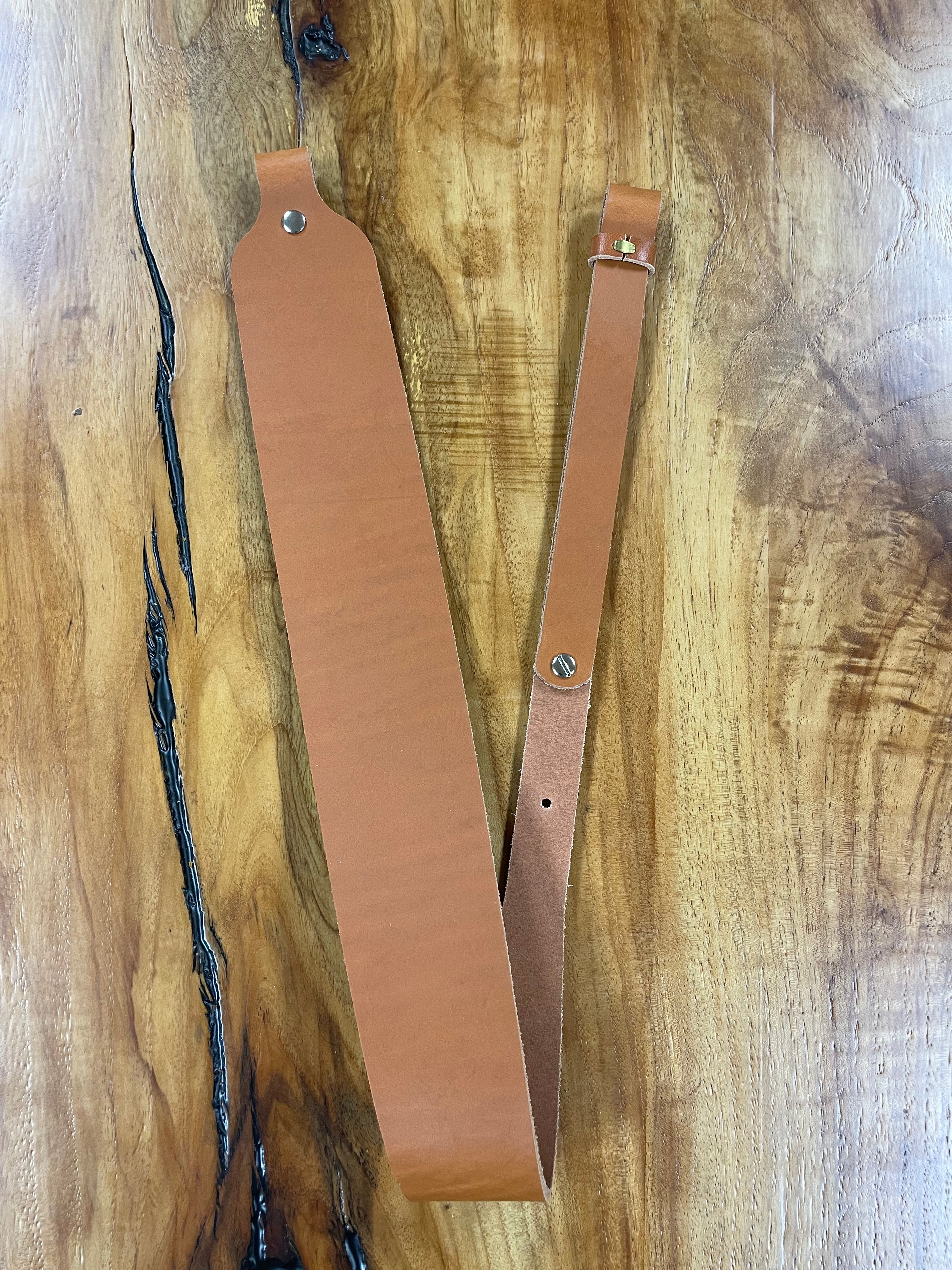 Bridle Leather Shoulder Strap Cut Blanks